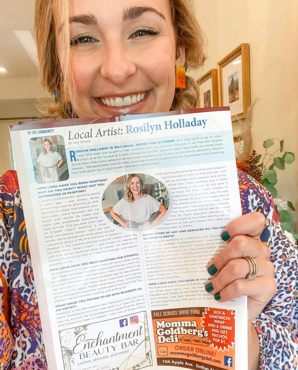Where to buy local art in Dothan, Alabama? RHolladayArt