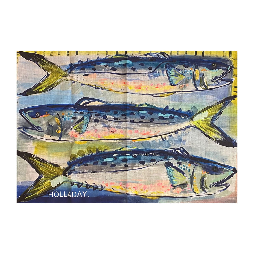 “Spanish Mackerel” Tea Towel
